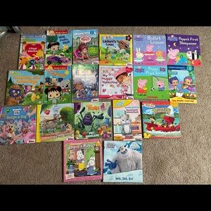 19 different kinds of books and 2 music CDs